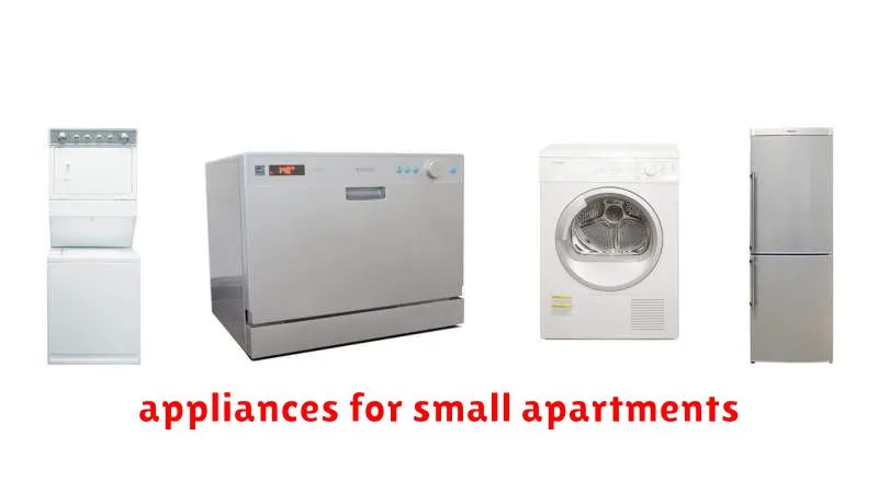 appliances for small apartments