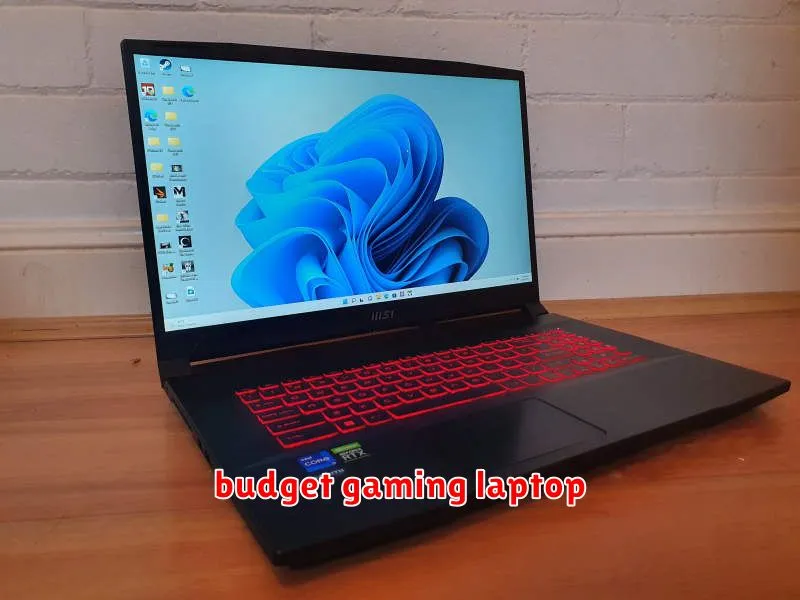 budget gaming laptop